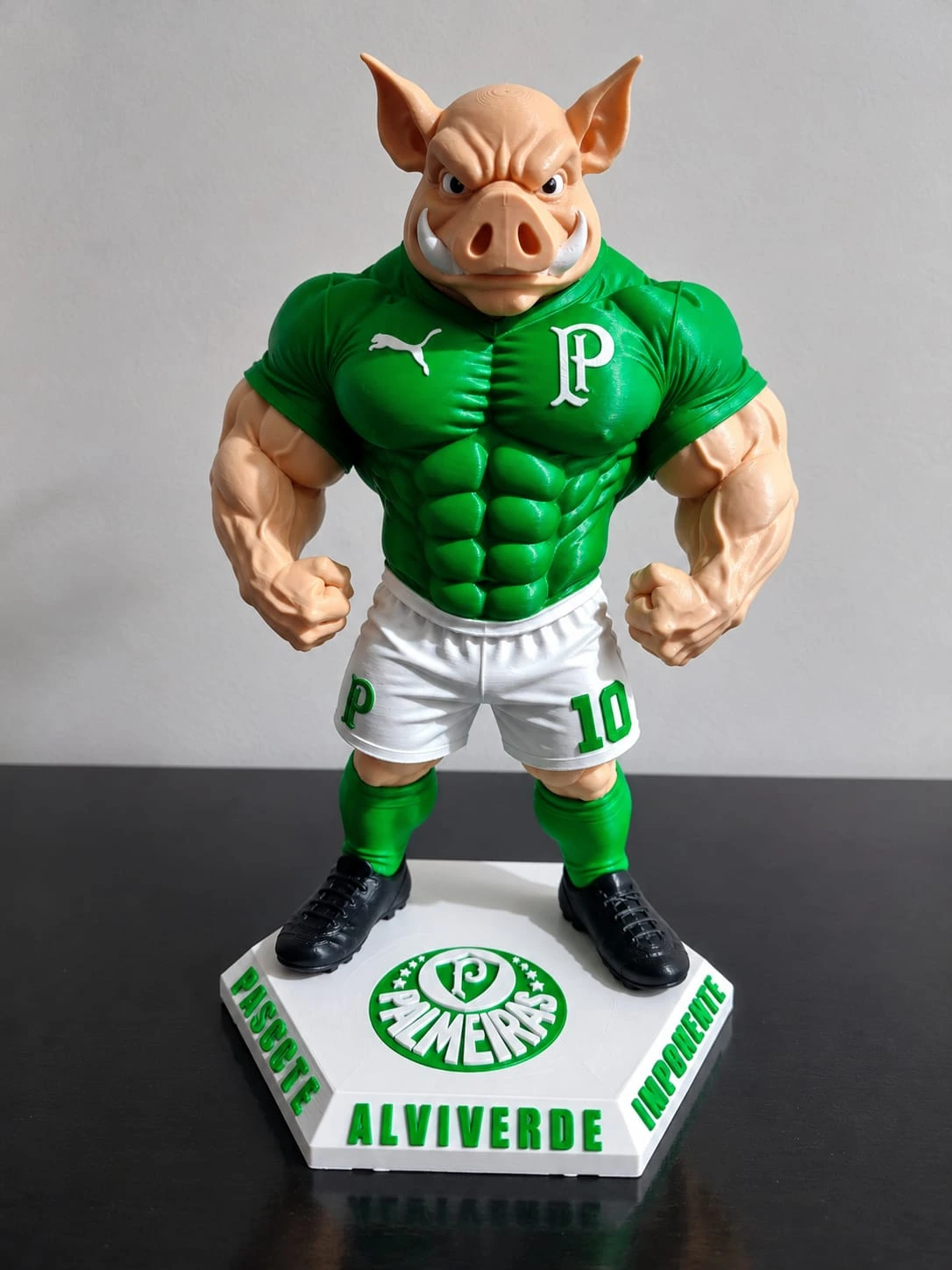 Mascote do Palmeiras produzido pela Gênesis 3D