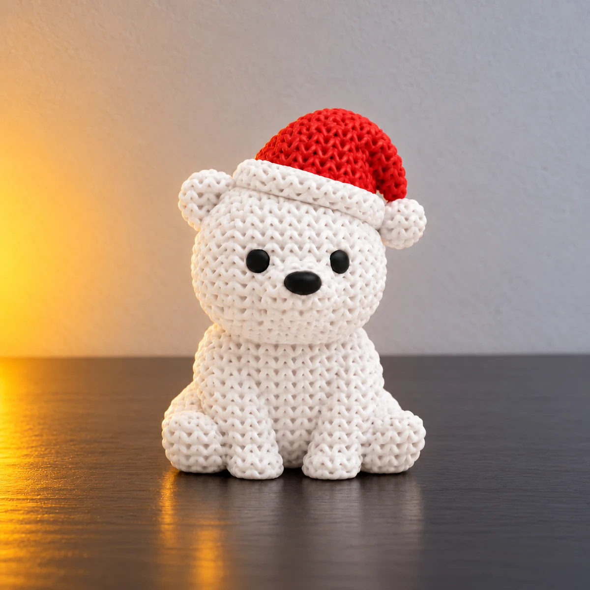 Urso Polar - tricô