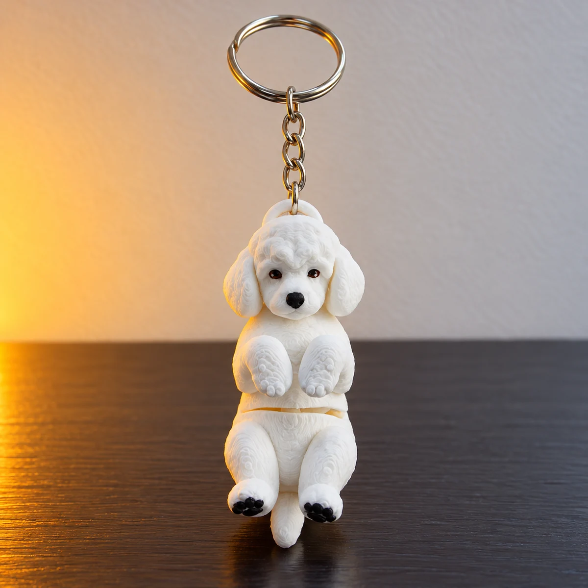 Chaveiro Poodle Flexi